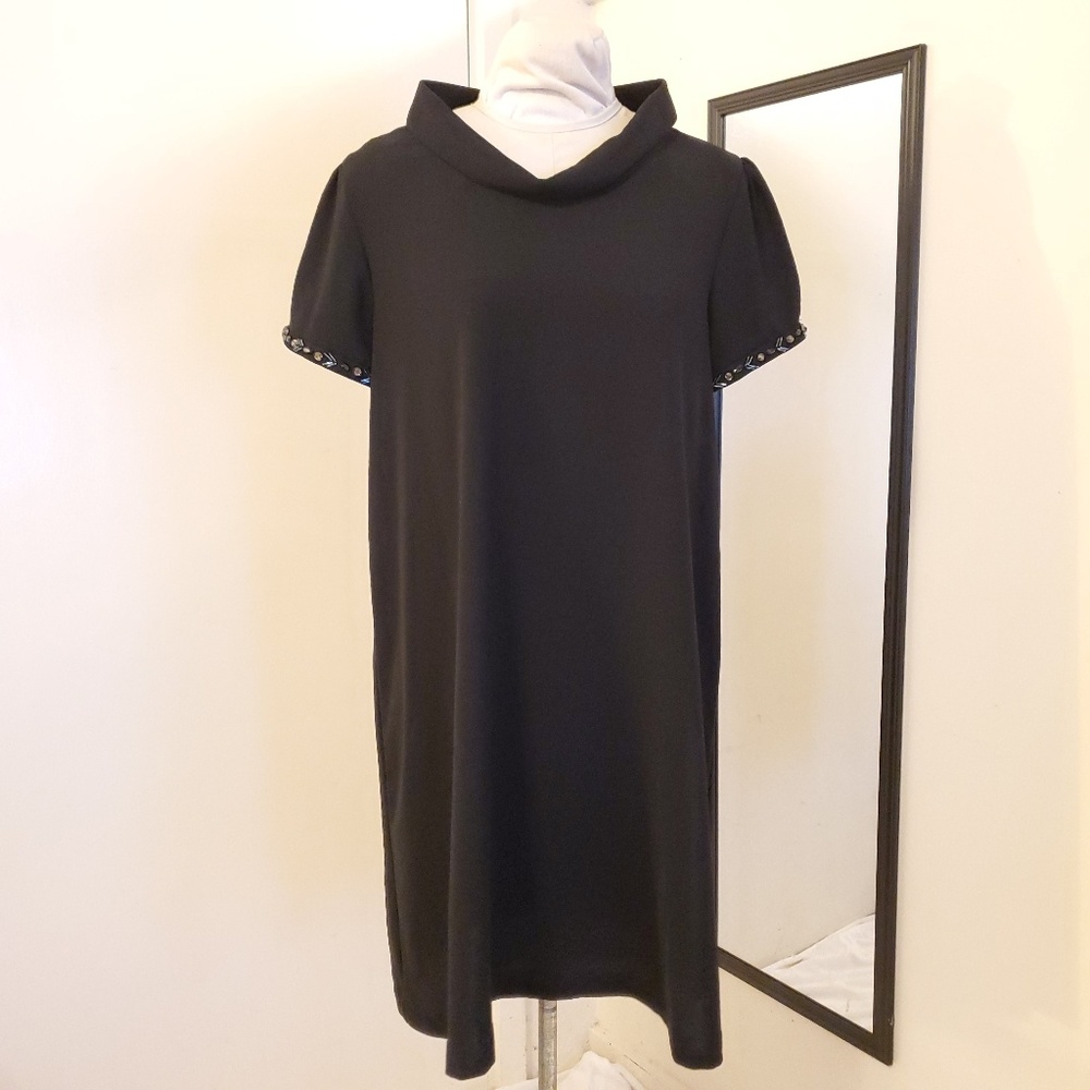 Black Zara Basics Tent Dress